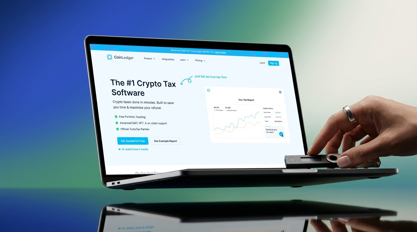CoinLedger — crypto tax software.