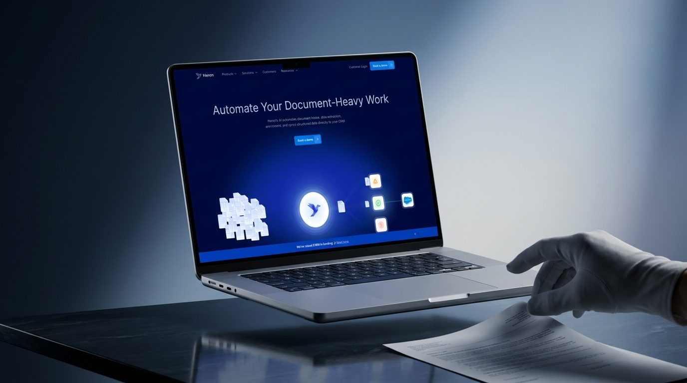 Heron Data — AI document automation platform.