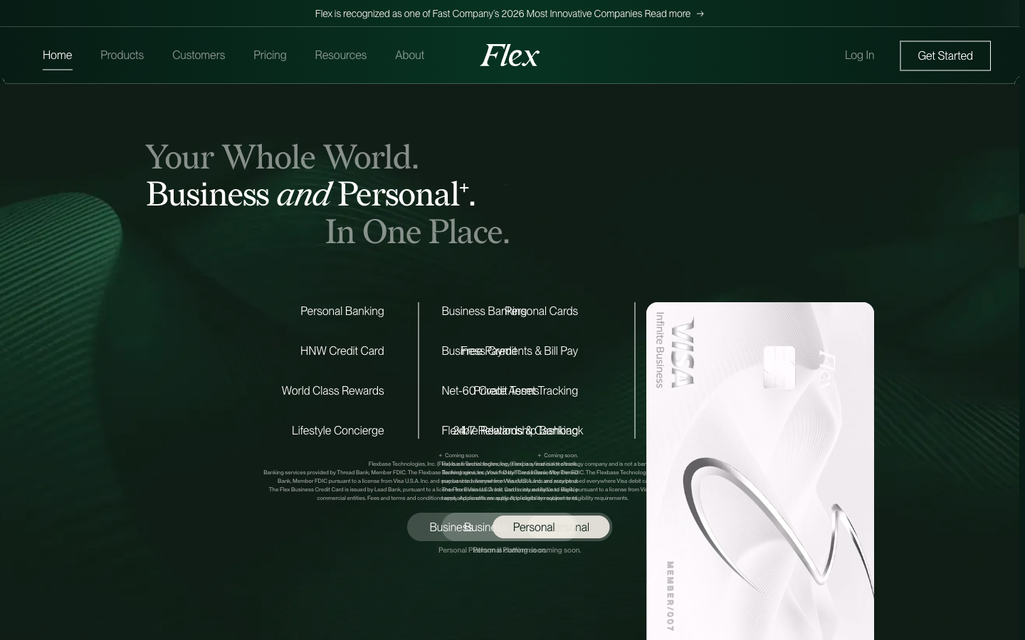 Flex integrations grid — modular CMS content.